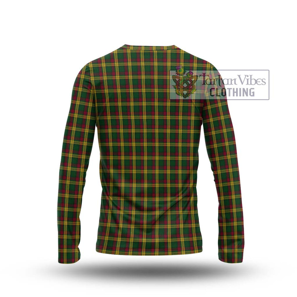 MacMillan (McMillan) Tartan Long Sleeve T-Shirt with Family Crest DNA In Me Style - Tartanvibesclothing Shop