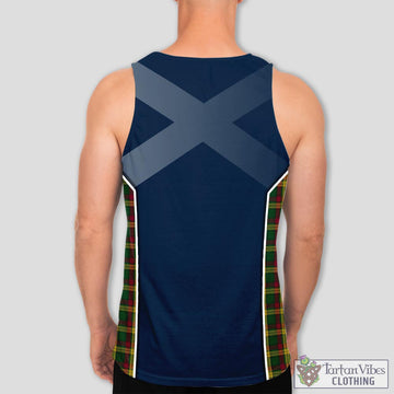 MacMillan (McMillan) Tartan Men's Tanks Top with Family Crest and Scottish Thistle Vibes Sport Style