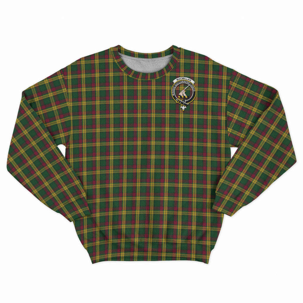 MacMillan (McMillan) Tartan Sweatshirt with Family Crest - Tartan Vibes Clothing