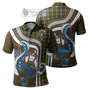 MacMillan (McMillan) Tartan Polo Shirt with Epic Bagpipe Style