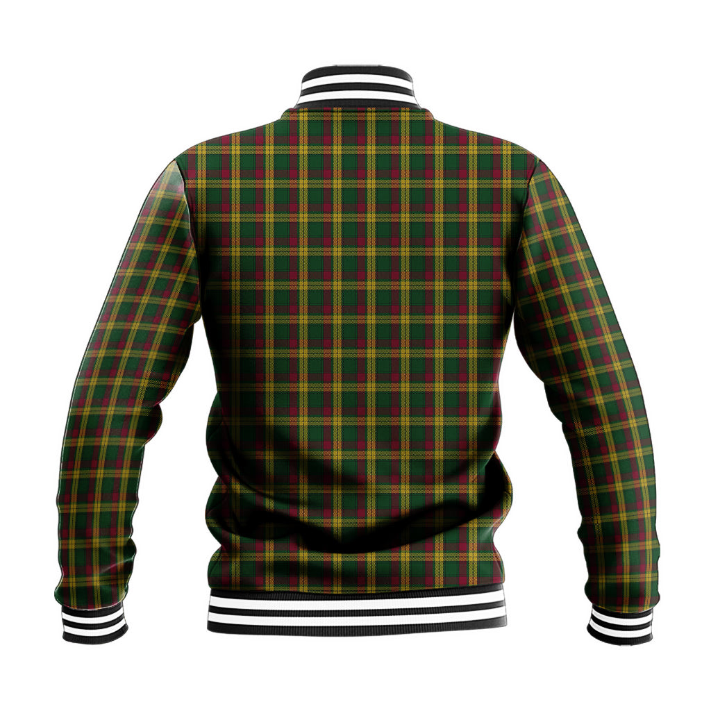 MacMillan (McMillan) Tartan Baseball Jacket with Family Crest - Tartan Vibes Clothing