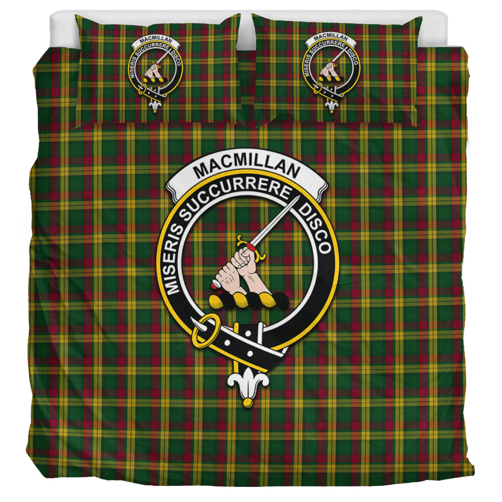 MacMillan (McMillan) Tartan Bedding Set with Family Crest UK Bedding Set UK Super King 104*94 inch - Tartan Vibes Clothing