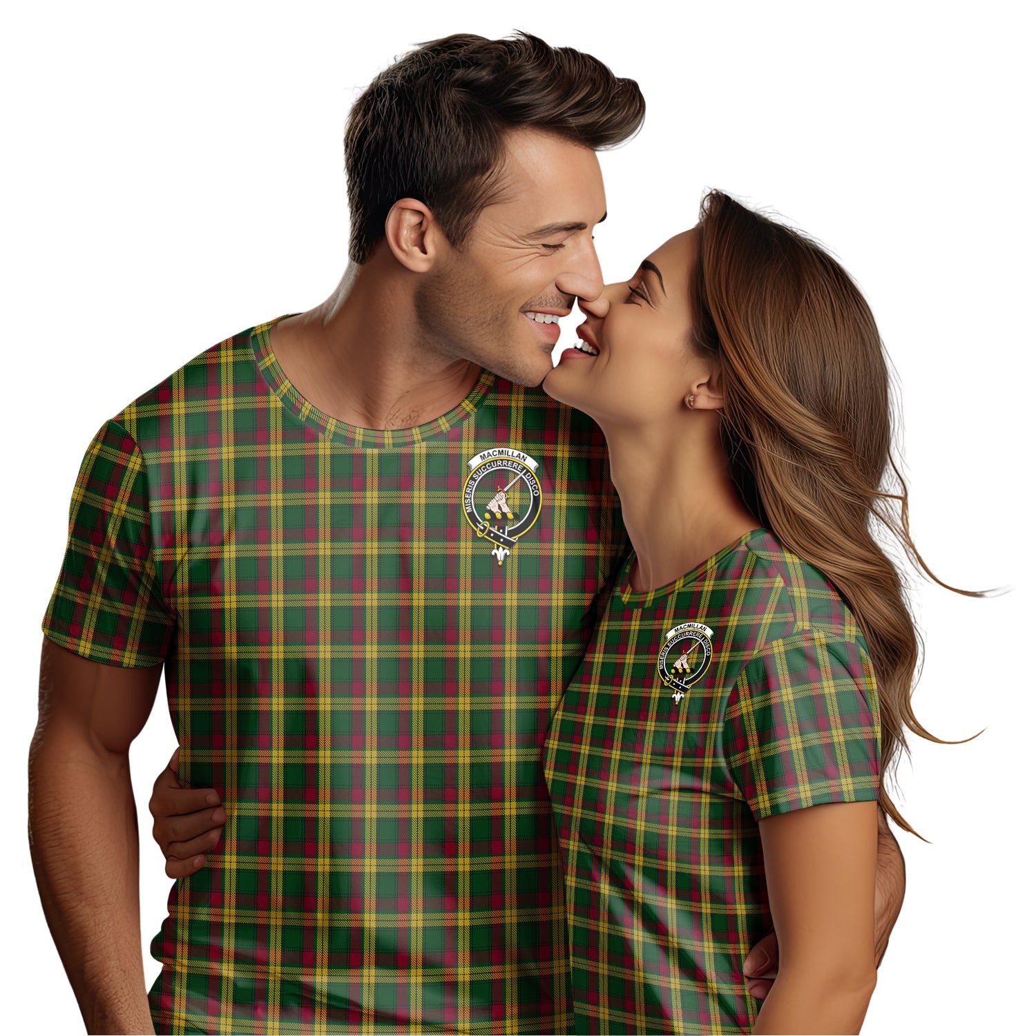 MacMillan (McMillan) Tartan T-Shirt with Family Crest - Tartan Vibes Clothing