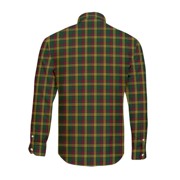 MacMillan (McMillan) Tartan Long Sleeve Button Up Shirt with Family Crest - Tartan Vibes Clothing