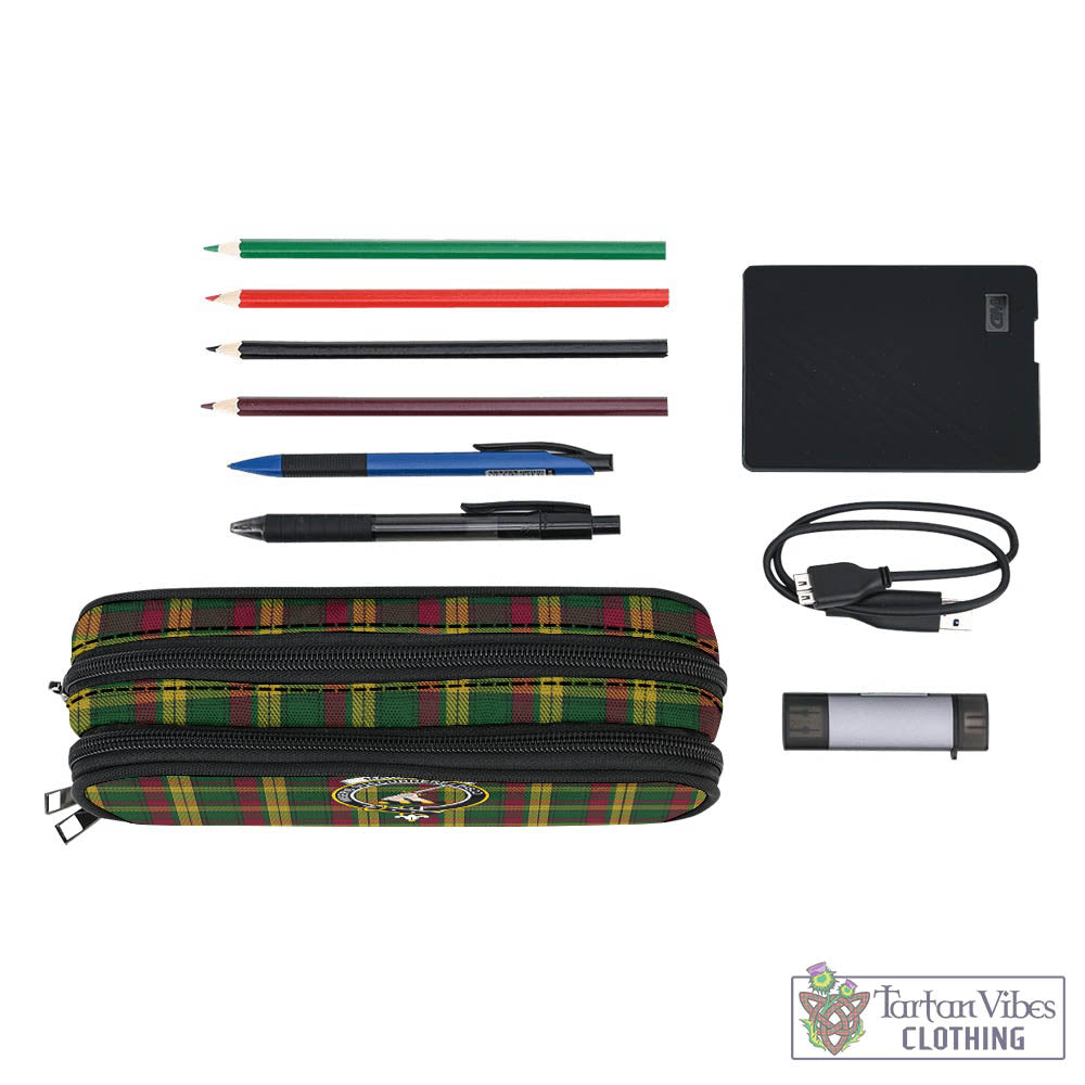 MacMillan (McMillan) Tartan Pen and Pencil Case with Family Crest - Tartan Vibes Clothing