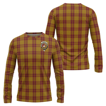 MacMillan Dress Tartan Long Sleeve T-Shirt with Family Crest