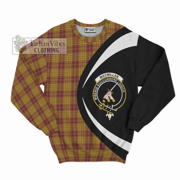 MacMillan Dress Tartan Sweatshirt with Family Crest Circle Style