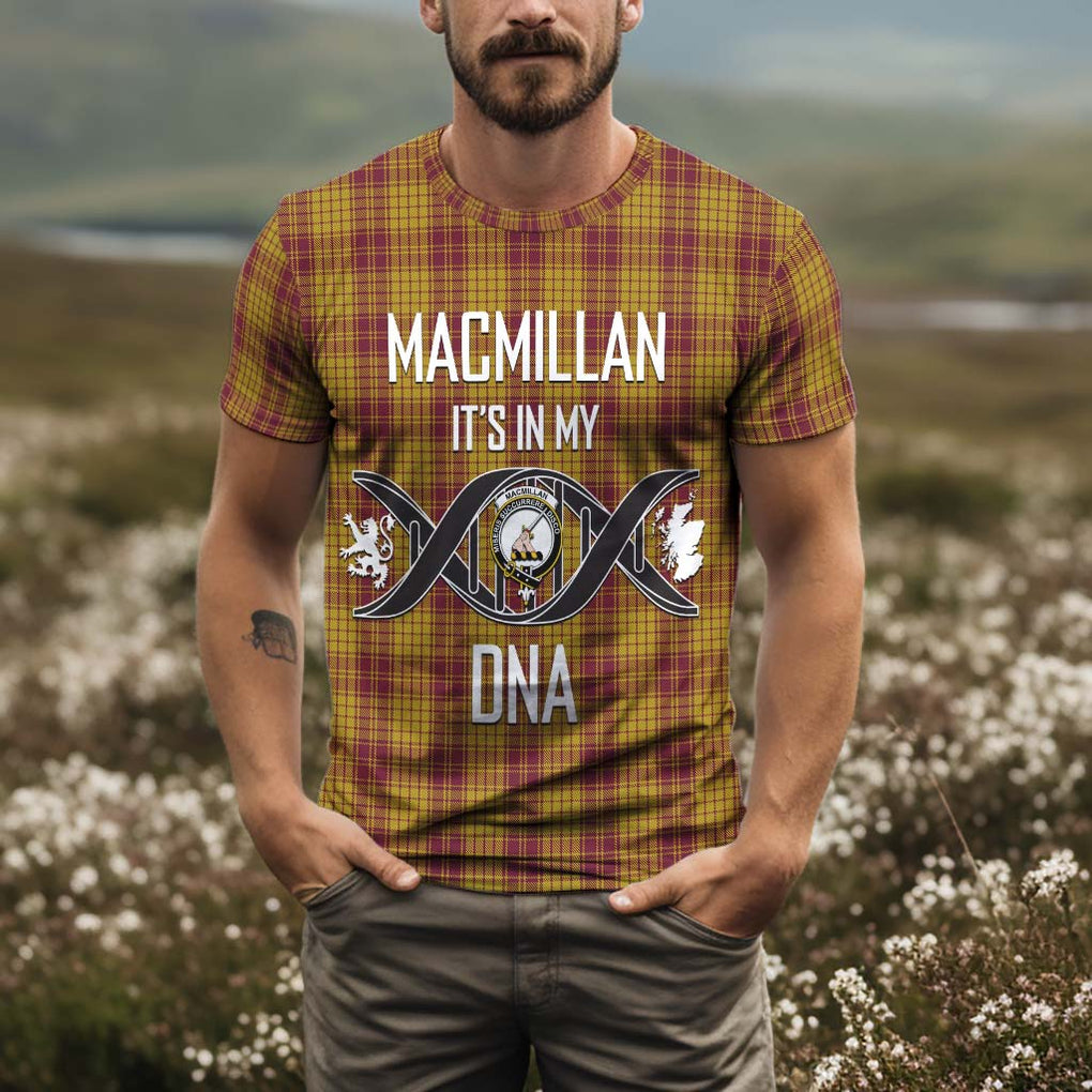 MacMillan Dress Tartan T-Shirt with Family Crest DNA In Me Style Kid's Shirt - Tartan Vibes Clothing