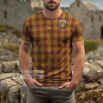 MacMillan Dress Tartan Cotton T-Shirt with Family Crest