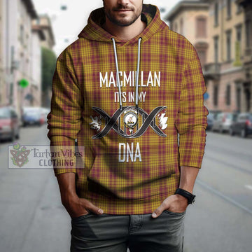 MacMillan Dress Tartan Hoodie with Family Crest DNA In Me Style