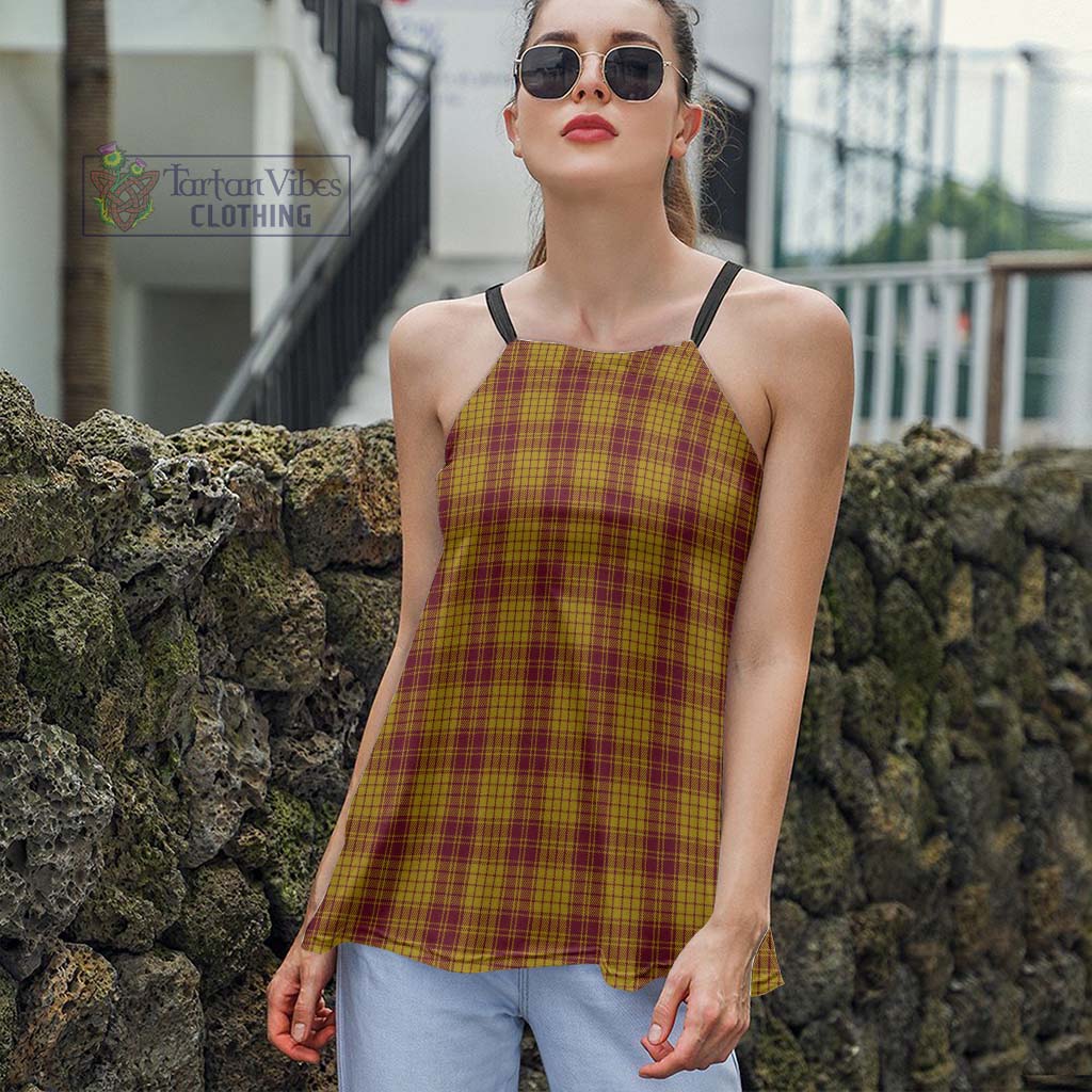 Tartan Vibes Clothing MacMillan Dress Tartan Loose Halter Neck Camisole