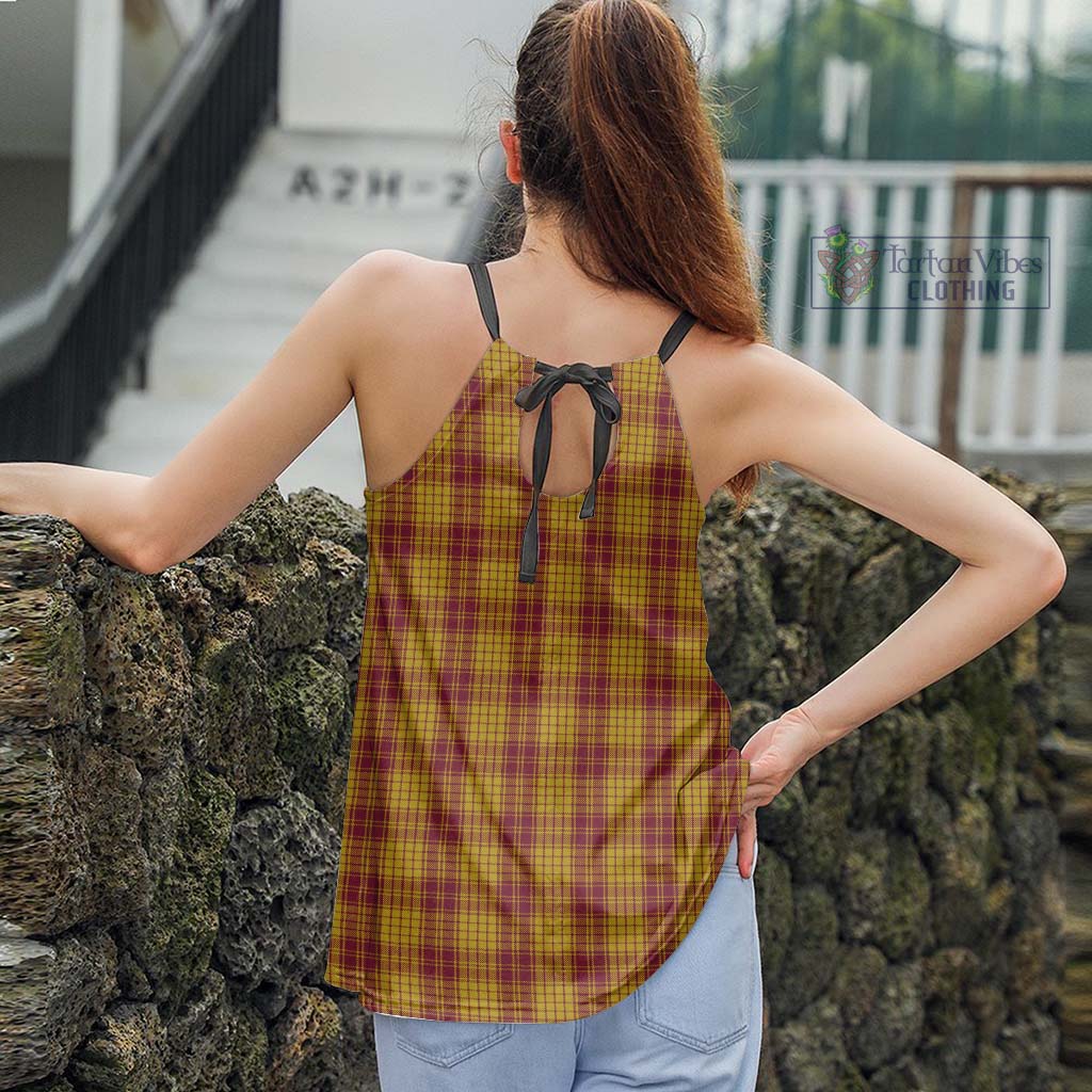 Tartan Vibes Clothing MacMillan Dress Tartan Loose Halter Neck Camisole