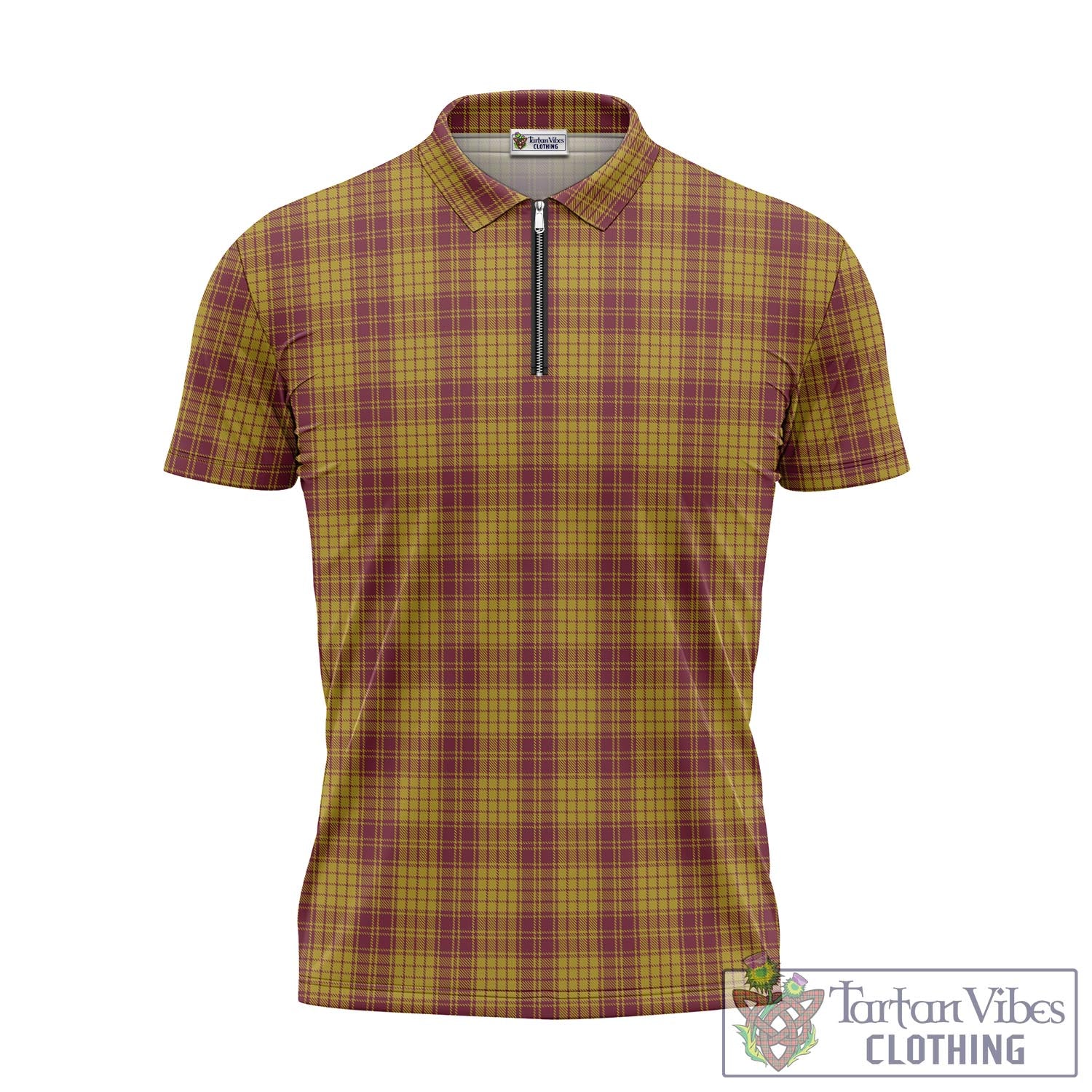 Tartan Vibes Clothing MacMillan Dress Tartan Zipper Polo Shirt