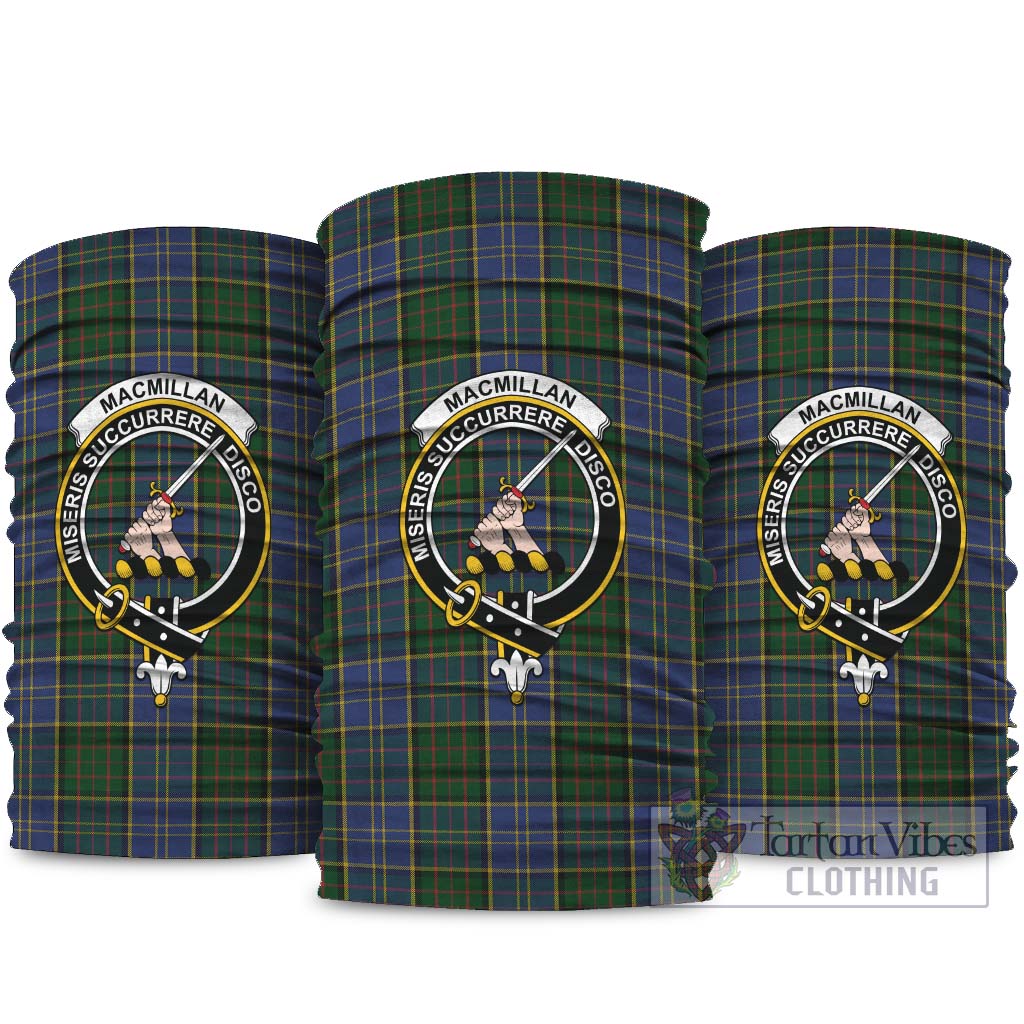 MacMillan Hunting Tartan Neck Gaiters, Tartan Bandanas, Tartan Head Band with Family Crest