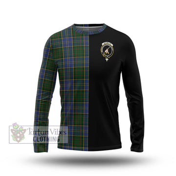 MacMillan Hunting Tartan Long Sleeve T-Shirt with Family Crest and Half Of Me Style