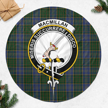 MacMillan Hunting Tartan Christmas Tree Skirt with Family Crest