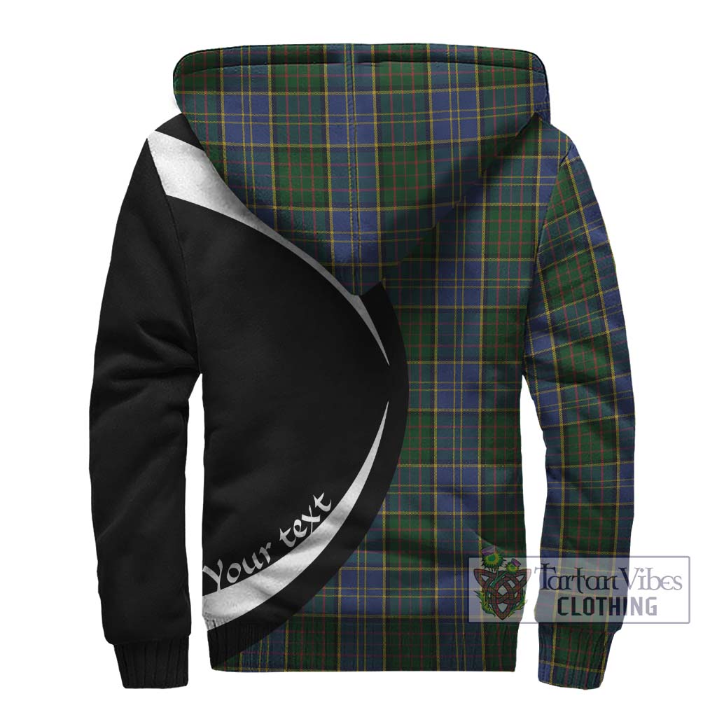 MacMillan Hunting Tartan Sherpa Hoodie with Family Crest Circle Style - Tartan Vibes Clothing