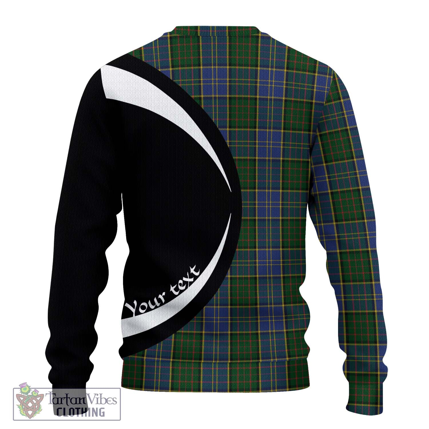 MacMillan Hunting Tartan Knitted Sweater with Family Crest Circle Style - Tartan Vibes Clothing