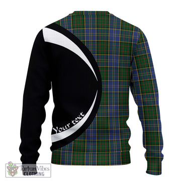 MacMillan Hunting Tartan Ugly Sweater with Family Crest Circle Style