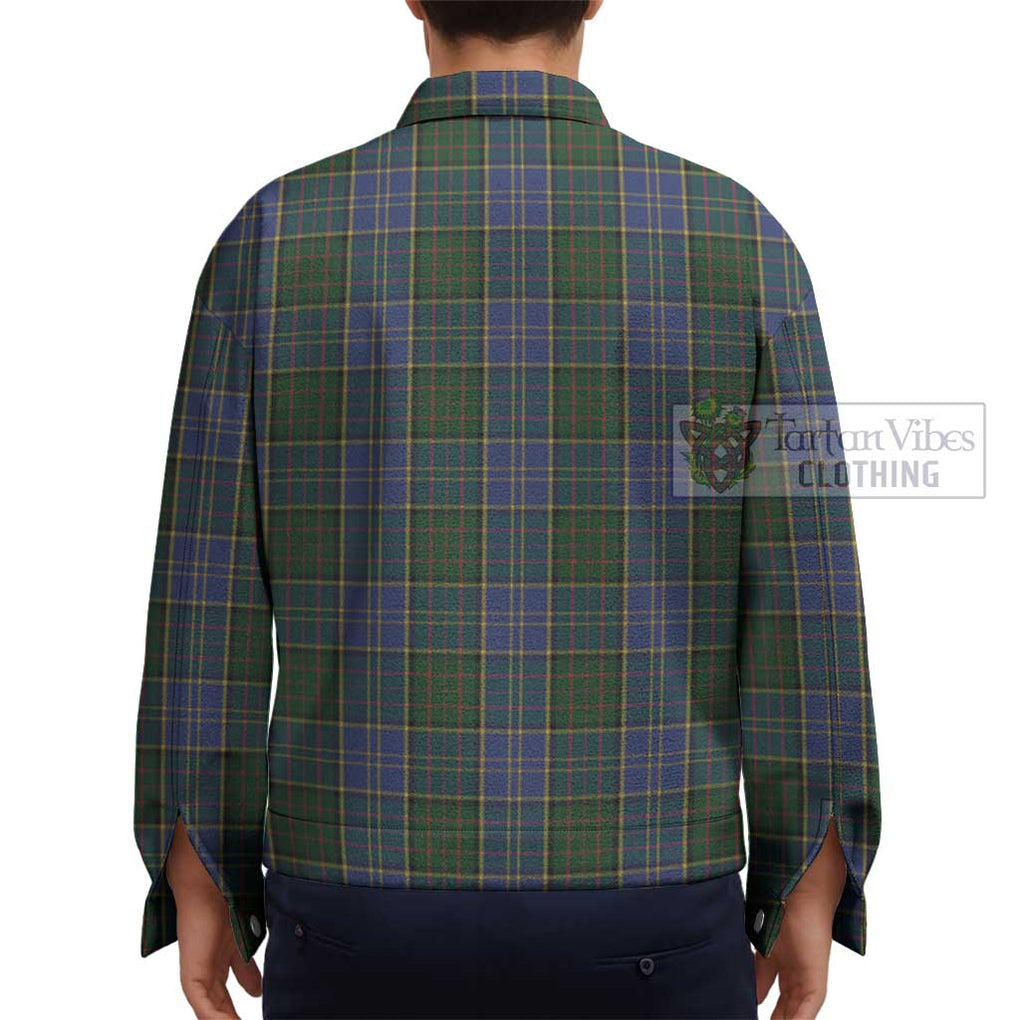 MacMillan Hunting Tartan Unisex Lapel Cotton Jacket - Tartan Vibes Clothing