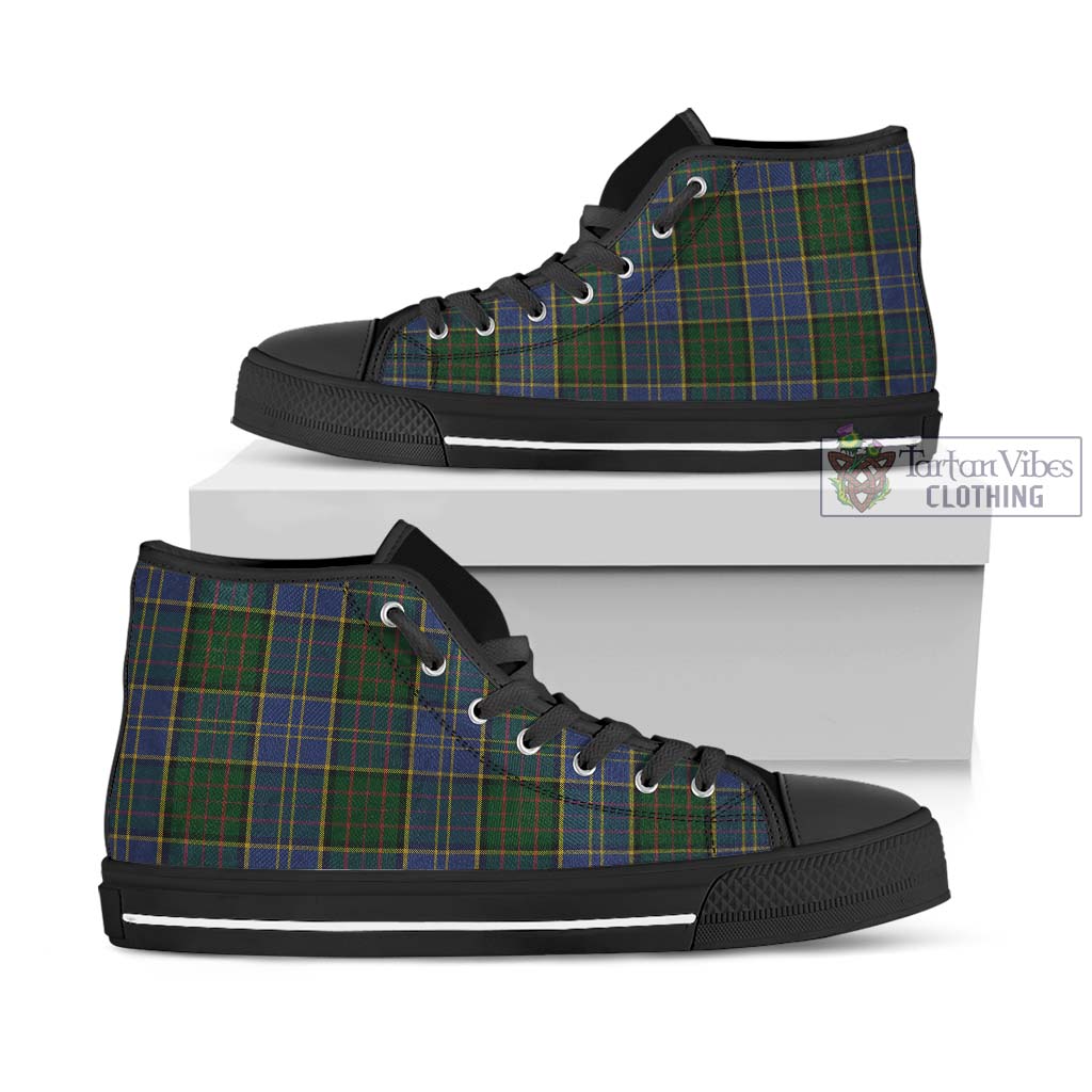 Tartan Vibes Clothing MacMillan Hunting Tartan High Top Shoes