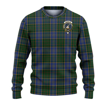 MacMillan Hunting Tartan Ugly Sweater with Family Crest