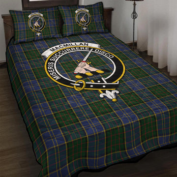 MacMillan Hunting Tartan Quilt Bed Set with Family Crest