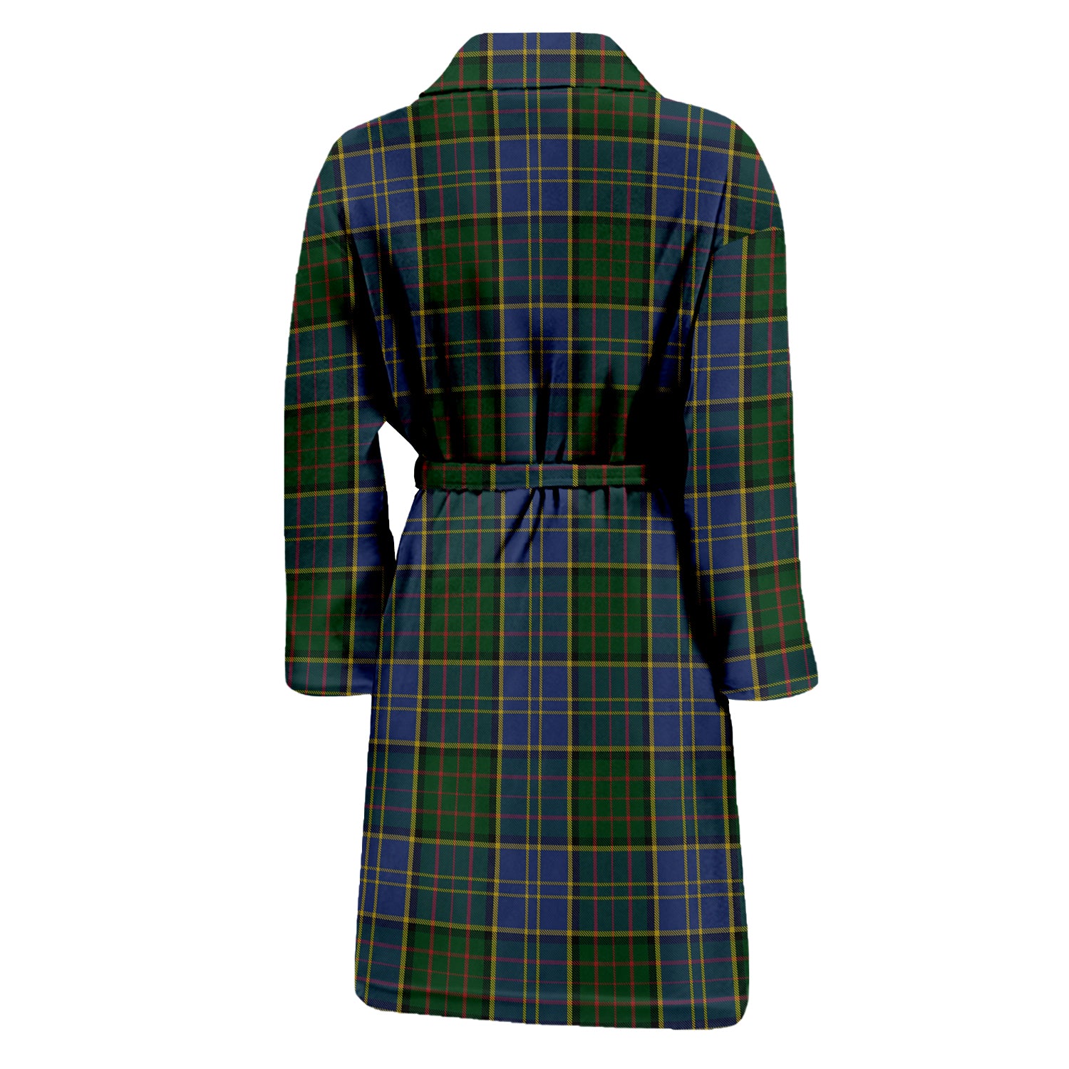 MacMillan Hunting Tartan Bathrobe with Family Crest - Tartan Vibes Clothing