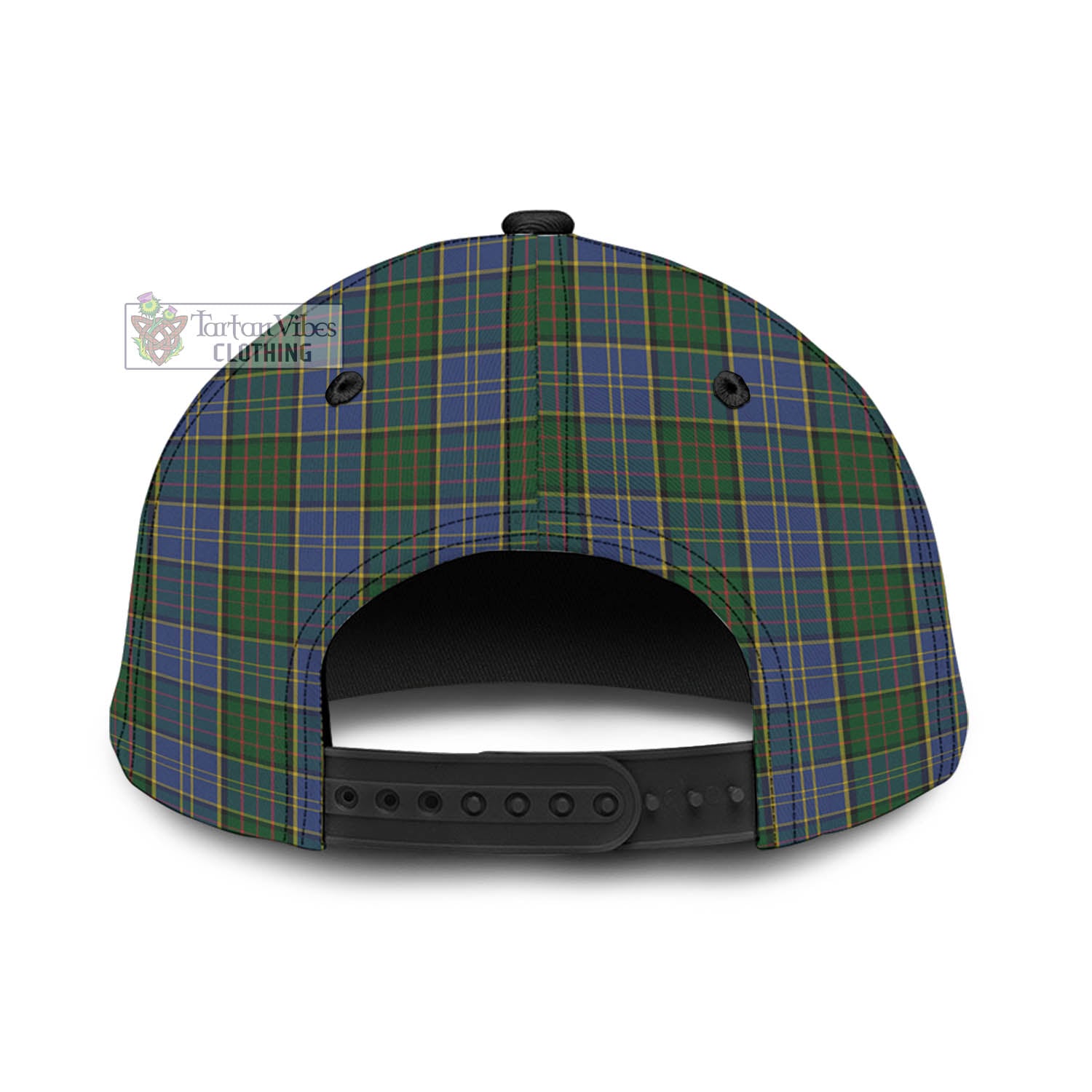 Tartan Vibes Clothing MacMillan Hunting Tartan Classic Cap with Family Crest In Me Style