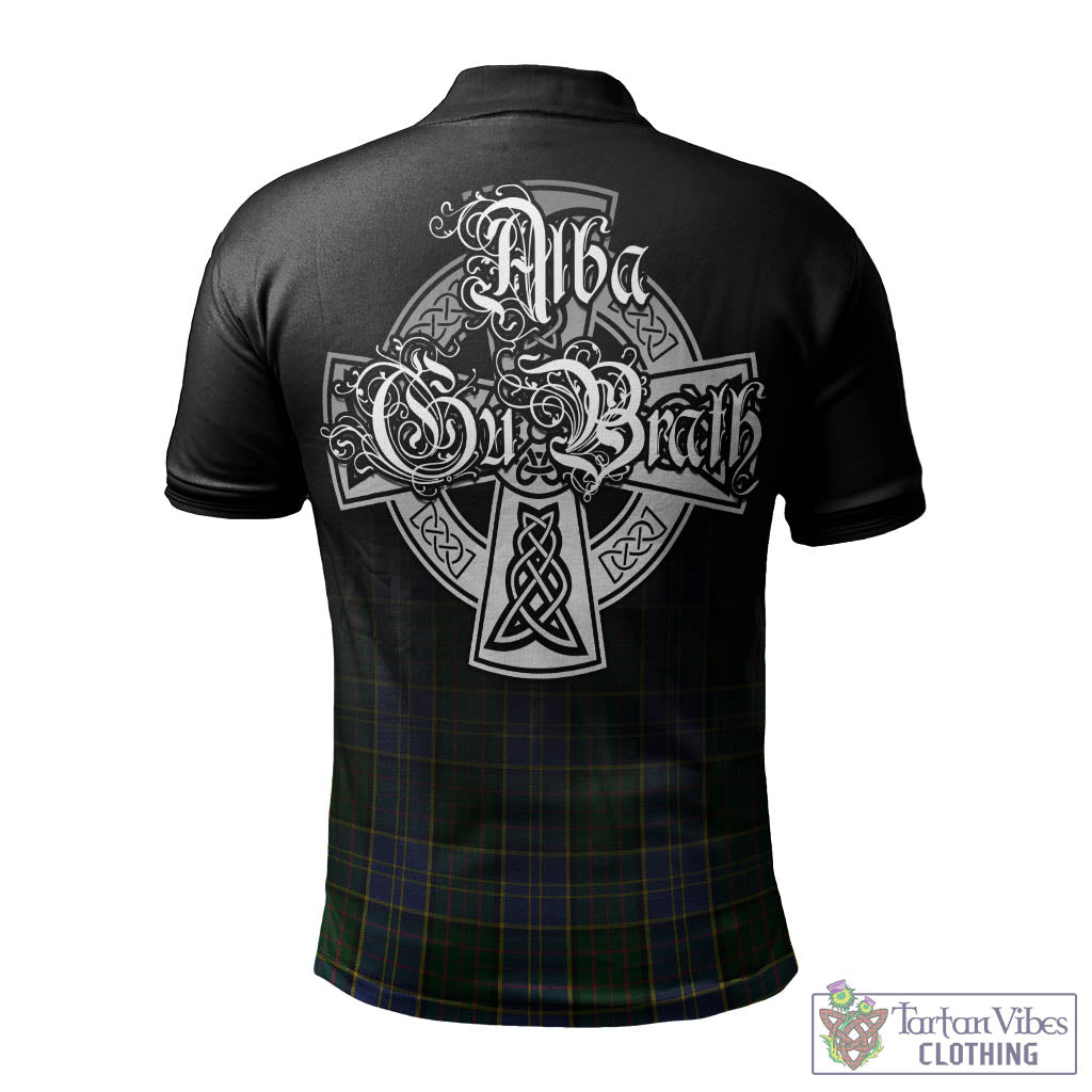 Tartan Vibes Clothing MacMillan Hunting Tartan Polo Shirt Featuring Alba Gu Brath Family Crest Celtic Inspired