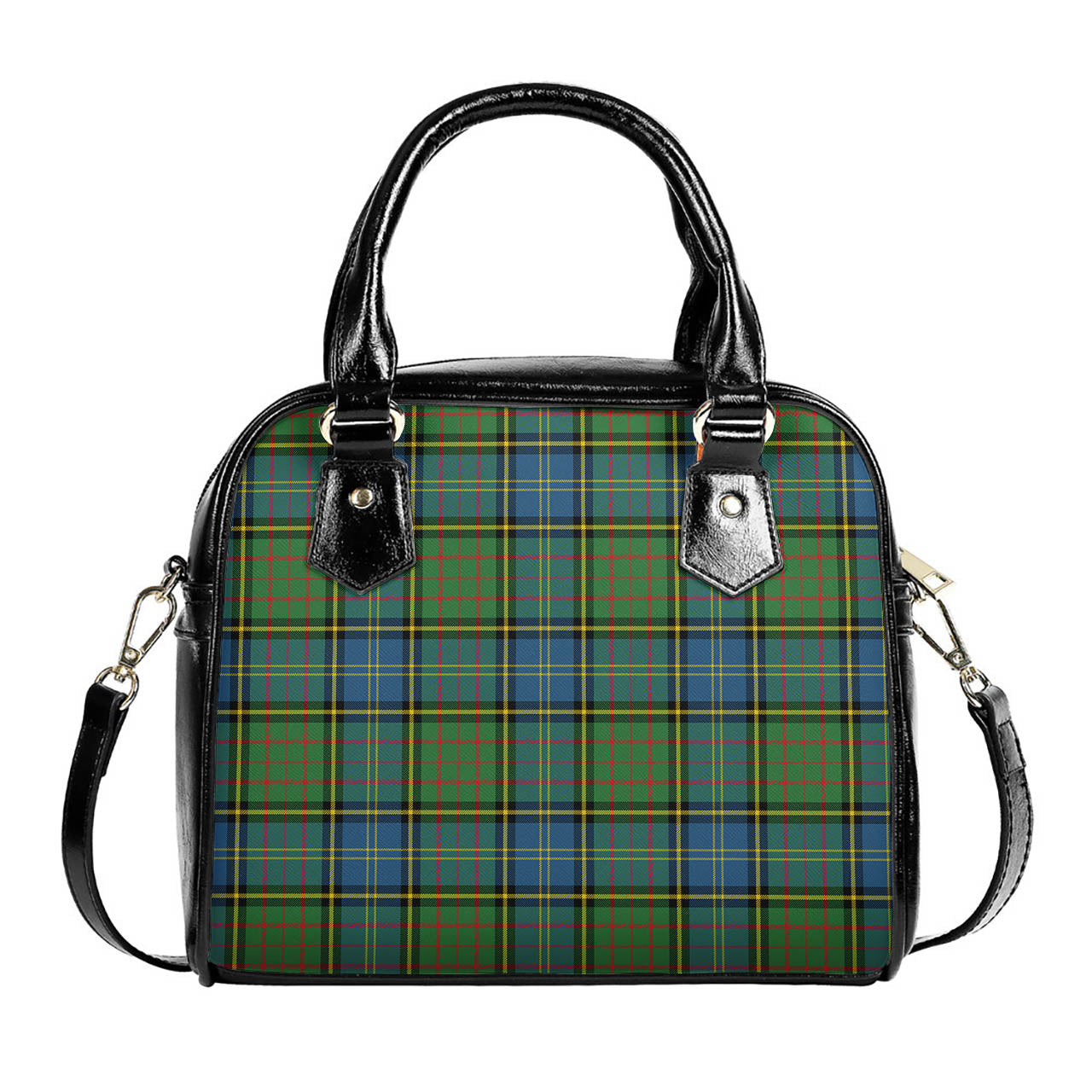 MacMillan Hunting Ancient Tartan Shoulder Handbags One Size 6*25*22 cm - Tartanvibesclothing