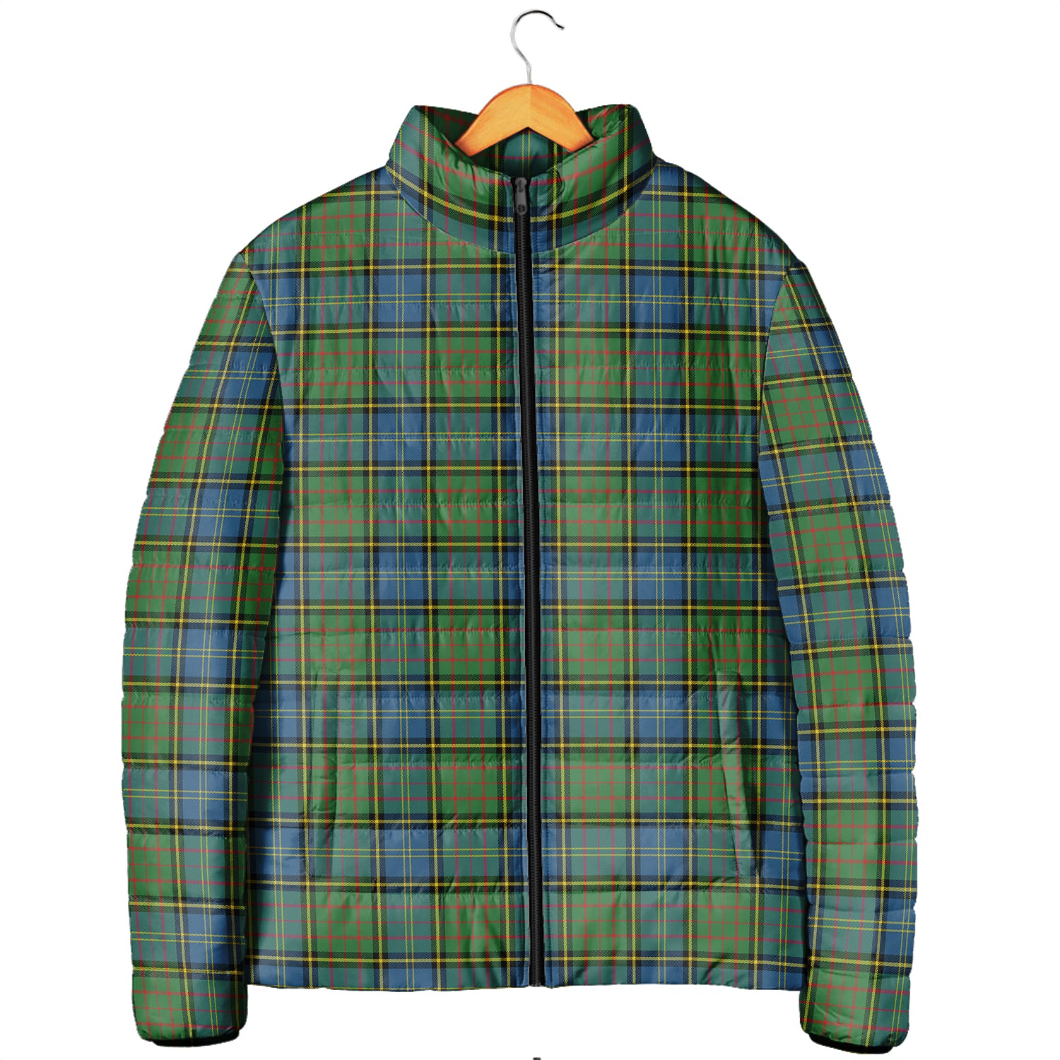 MacMillan Hunting Ancient Tartan Padded Jacket Men's Padded Jacket - Tartan Vibes Clothing