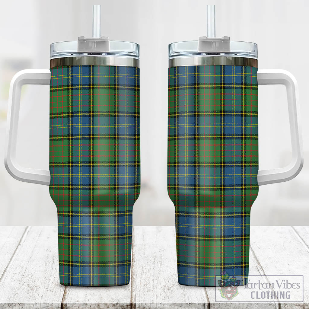 Tartan Vibes Clothing MacMillan Hunting Ancient Tartan Tumbler with Handle