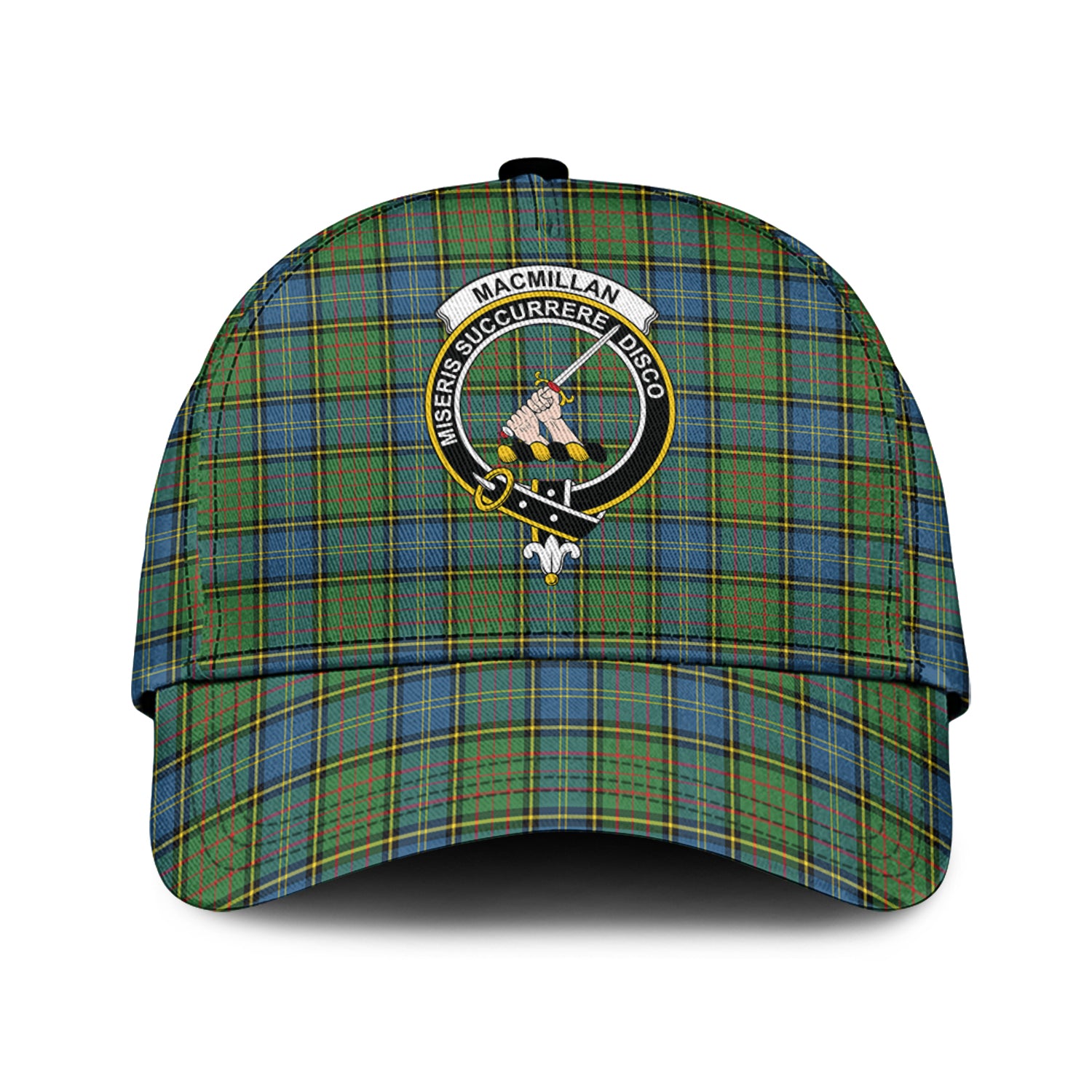 MacMillan Hunting Ancient Tartan Classic Cap with Family Crest Classic Cap Universal Fit - Tartan Vibes Clothing