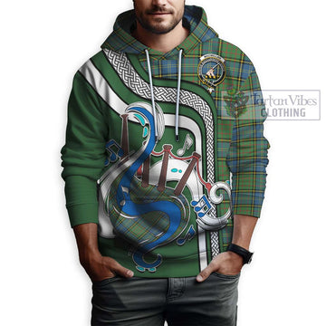 MacMillan Hunting Ancient Tartan Hoodie with Epic Bagpipe Style