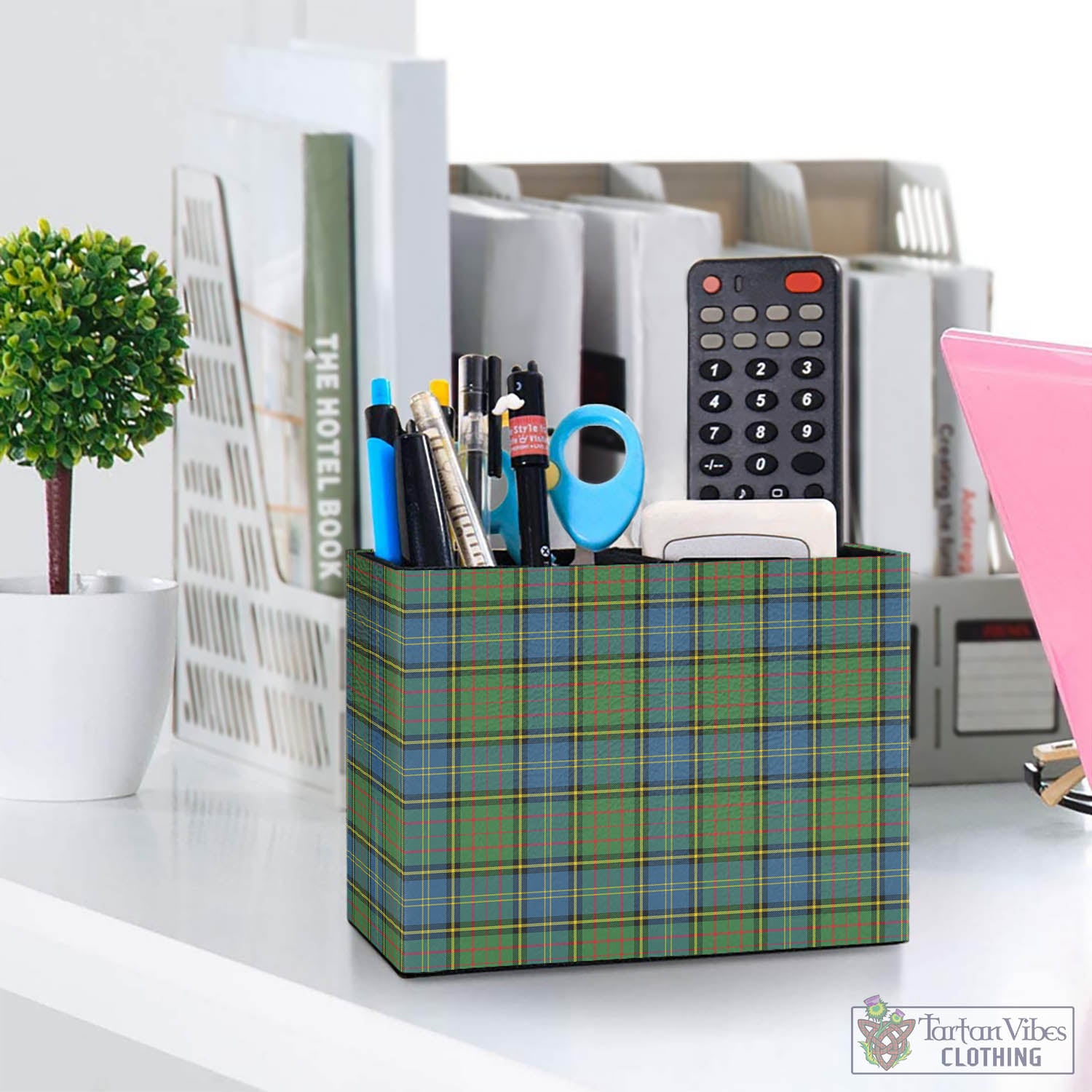 Tartan Vibes Clothing MacMillan Hunting Ancient Tartan Pen Holder