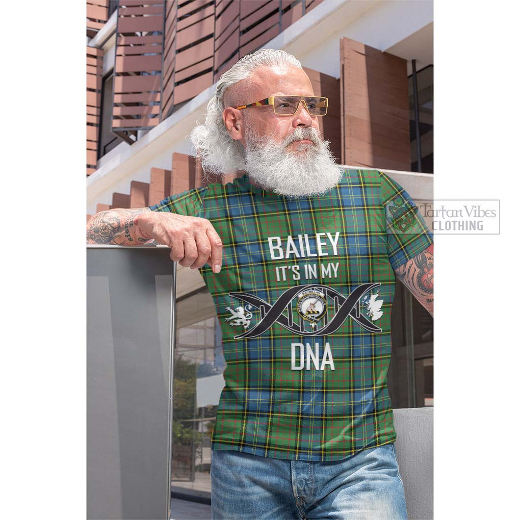 Tartan Vibes Clothing MacMillan Hunting Ancient Tartan Cotton T-shirt with Family Crest DNA In Me Style