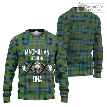 MacMillan Hunting Ancient Tartan Ugly Sweater with Family Crest DNA In Me Style