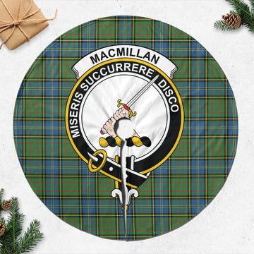 MacMillan Hunting Ancient Tartan Christmas Tree Skirt with Family Crest