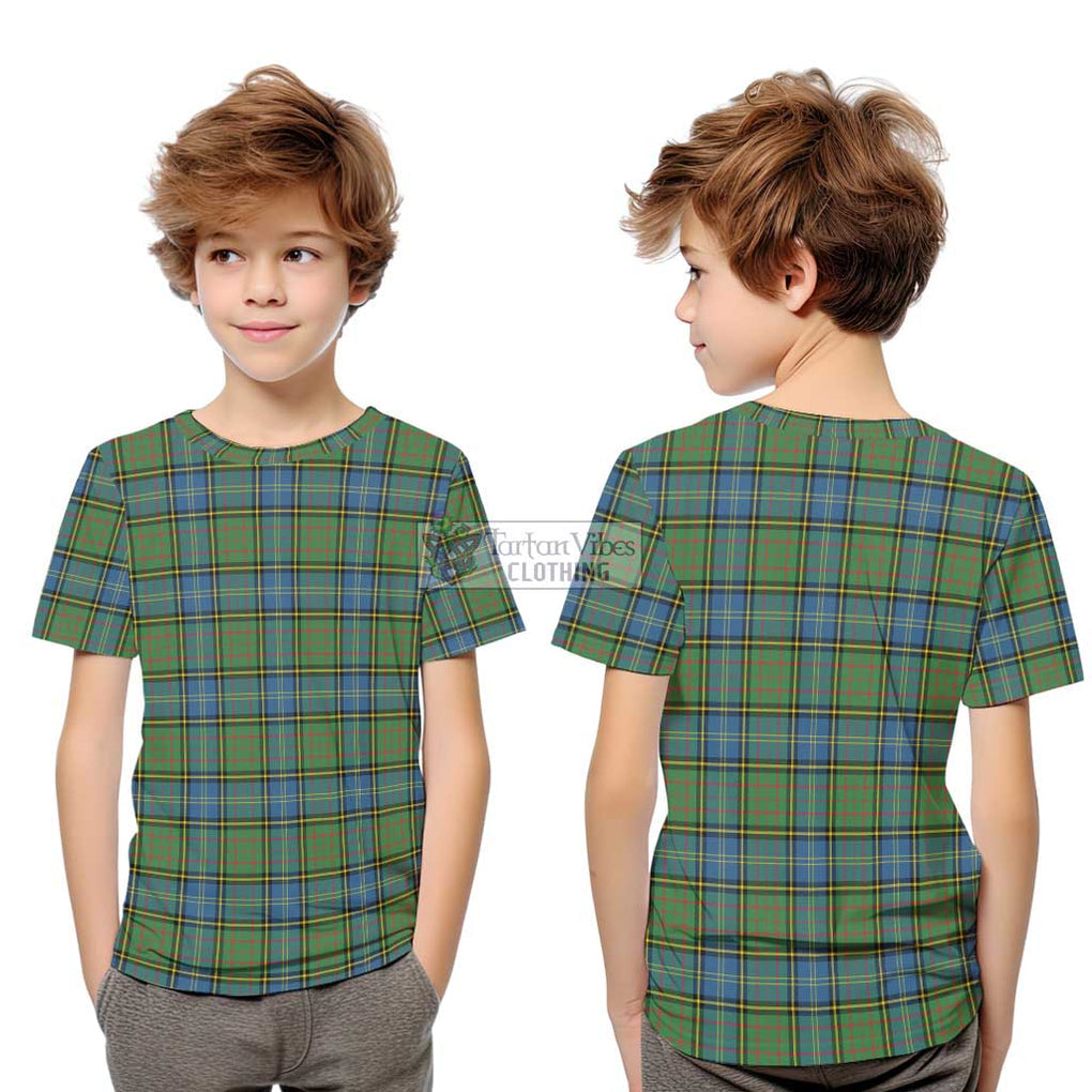 MacMillan Hunting Ancient Tartan Kid T-Shirt Youth XL Size14 - Tartanvibesclothing Shop