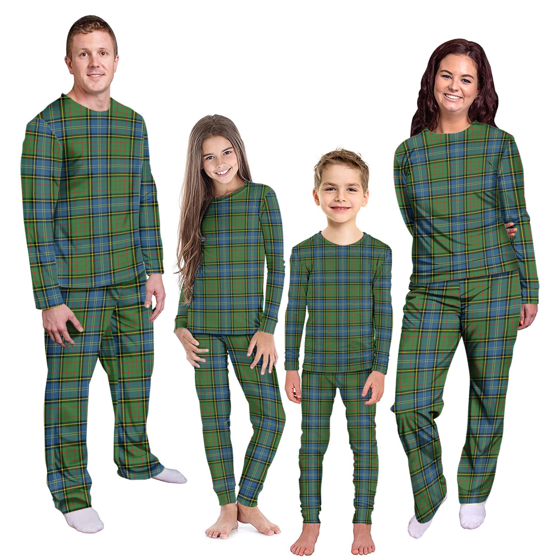 MacMillan Hunting Ancient Tartan Pajamas Family Set Kid - Tartan Vibes Clothing