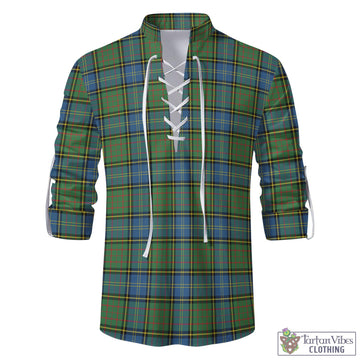 MacMillan Hunting Ancient Tartan Men's Scottish Traditional Jacobite Ghillie Kilt Shirt