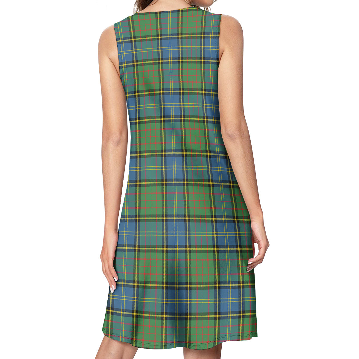 MacMillan Hunting Ancient Tartan Womens Casual Dresses - Tartanvibesclothing