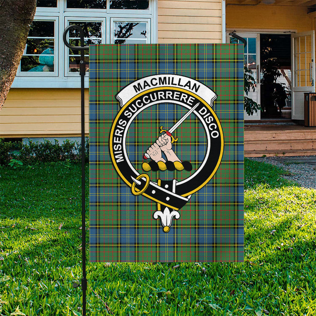 MacMillan Hunting Ancient Tartan Flag with Family Crest - Tartan Vibes Clothing