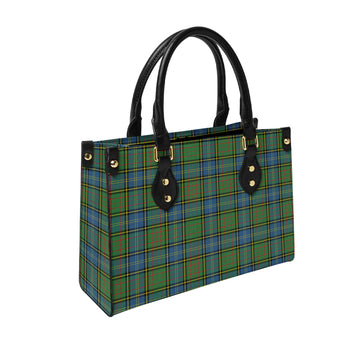 MacMillan Hunting Ancient Tartan Leather Bag