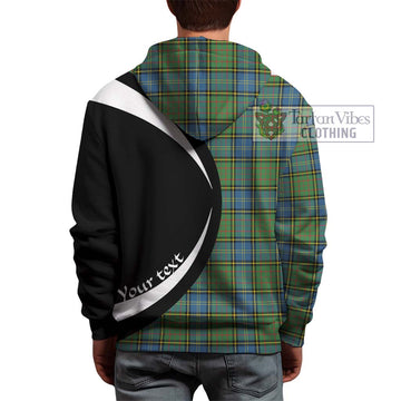 MacMillan Hunting Ancient Tartan Hoodie with Family Crest Circle Style