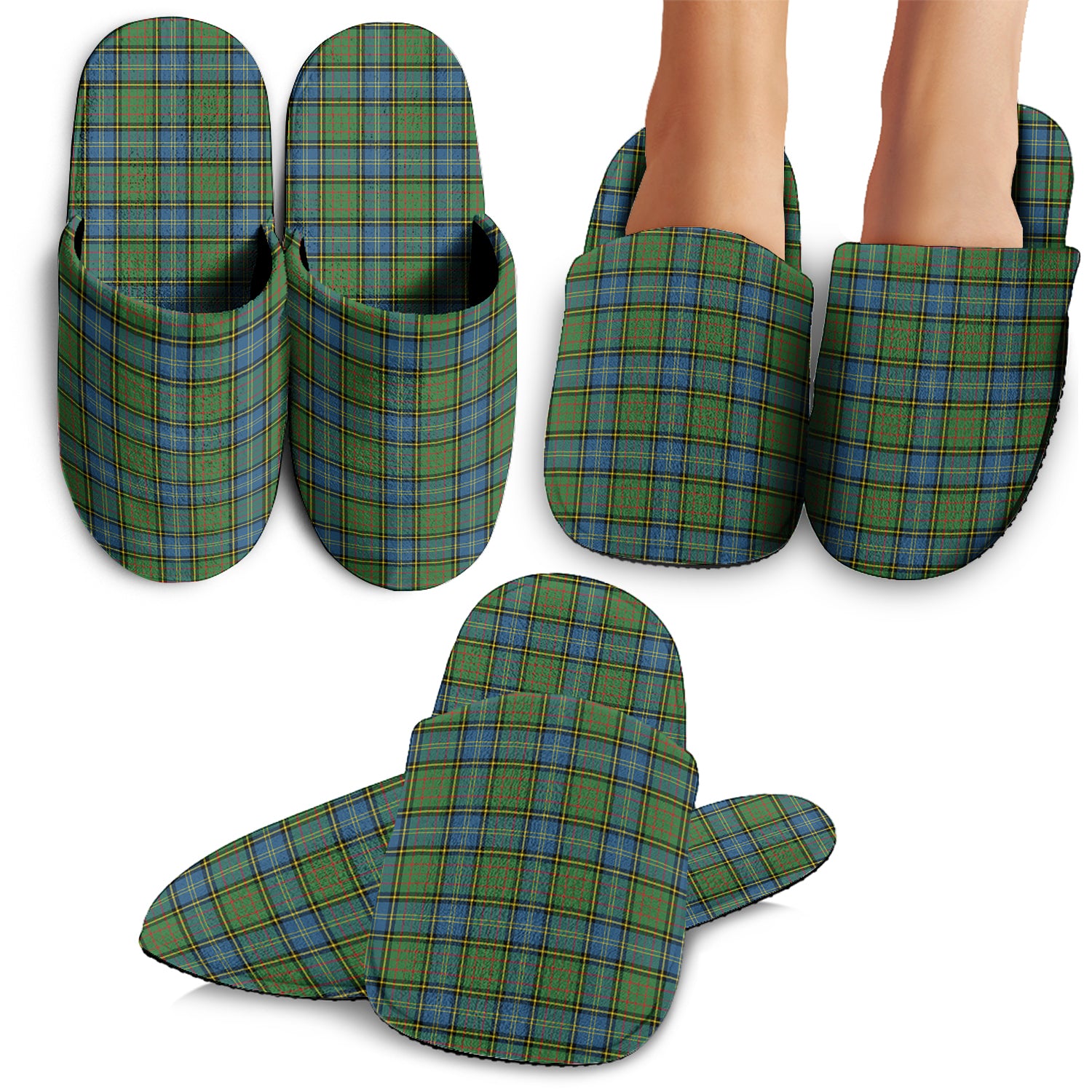 MacMillan Hunting Ancient Tartan Home Slippers - Tartanvibesclothing