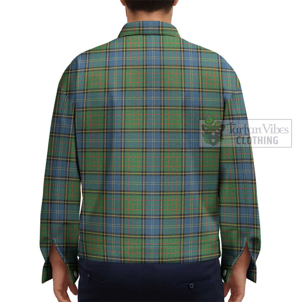 MacMillan Hunting Ancient Tartan Unisex Lapel Cotton Jacket - Tartan Vibes Clothing