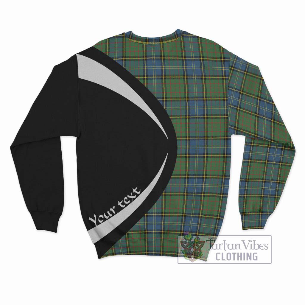 MacMillan Hunting Ancient Tartan Sweatshirt with Family Crest Circle Style - Tartan Vibes Clothing