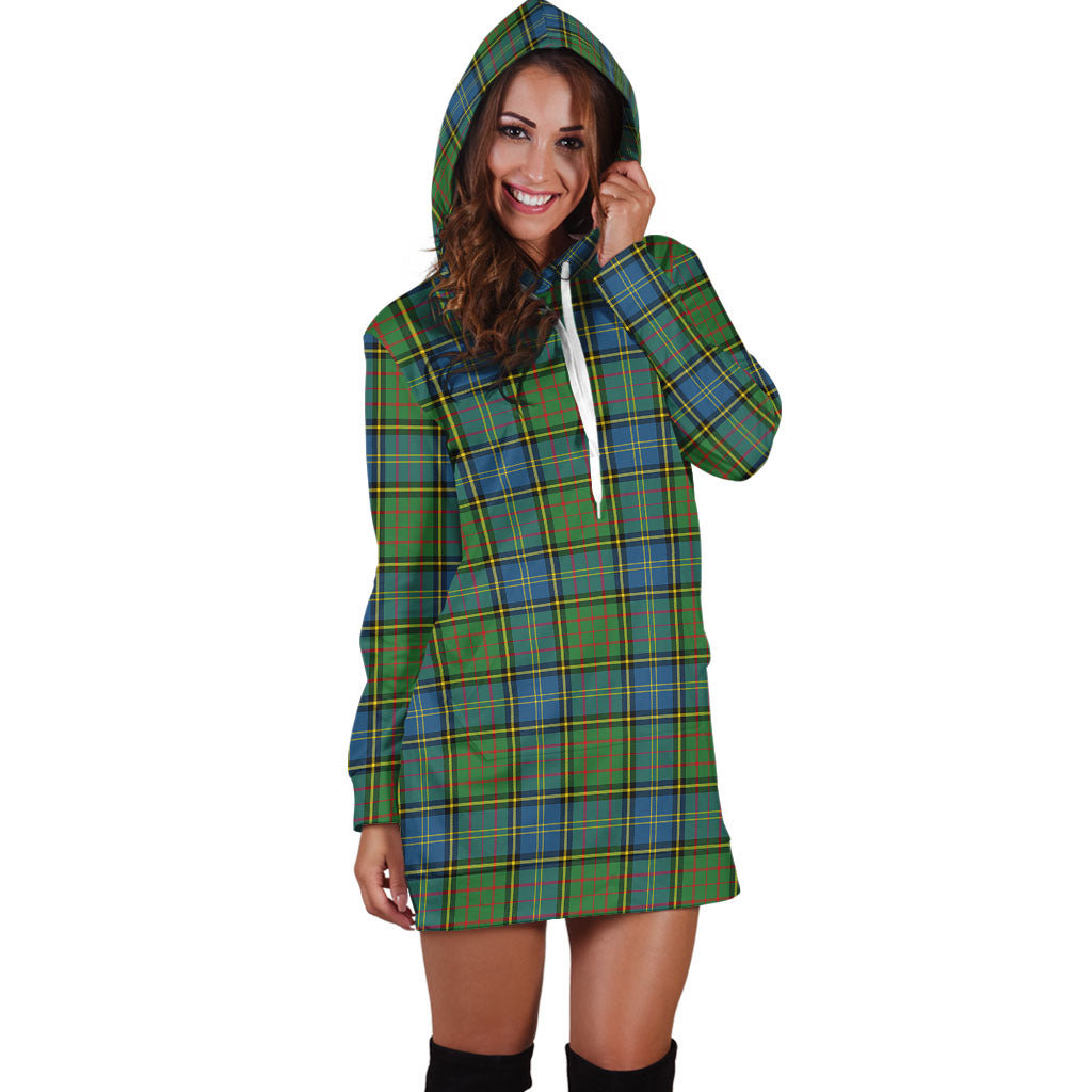 MacMillan Hunting Ancient Tartan Hoodie Dress - Tartan Vibes Clothing